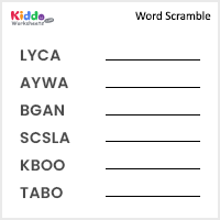 Worksheet Generator Spelling Test kiddoworksheets