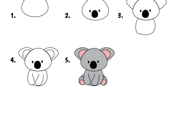 How to draw Koala worksheet