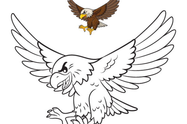 Eagle coloring page