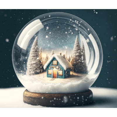 Snow Globe Sliding Puzzle