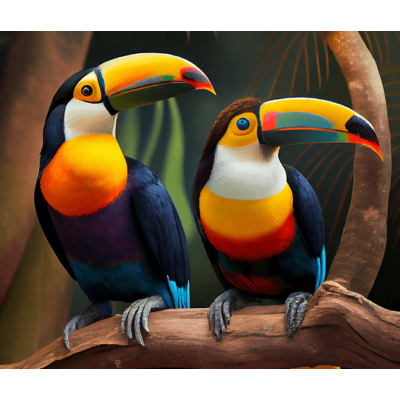 Toucan Sliding Puzzle