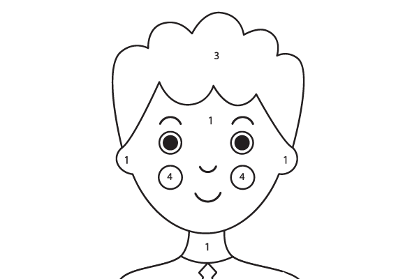 Color the Boy Worksheet