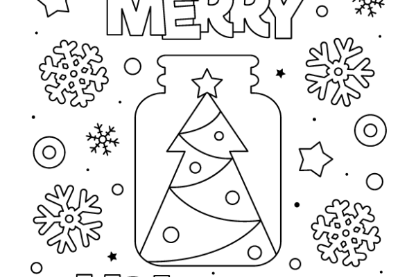 christmas coloring page