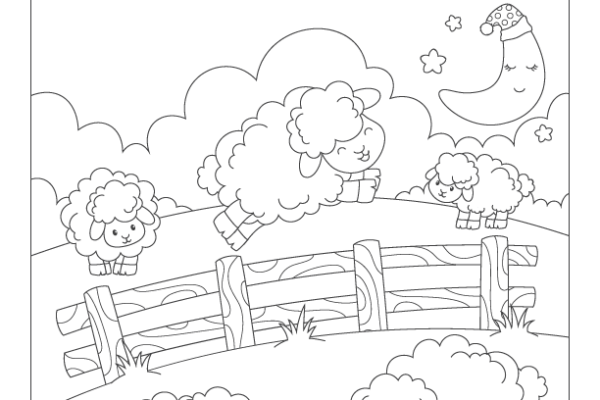 Fill the Color-Sheeps Worksheet