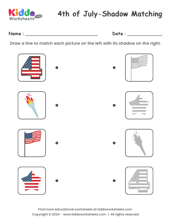 4th of July Worksheet