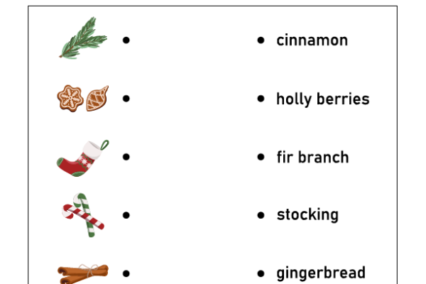 Word to Picture Matching Worksheet 11