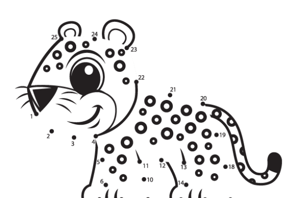 Dot to Dot Jaguar Worksheet