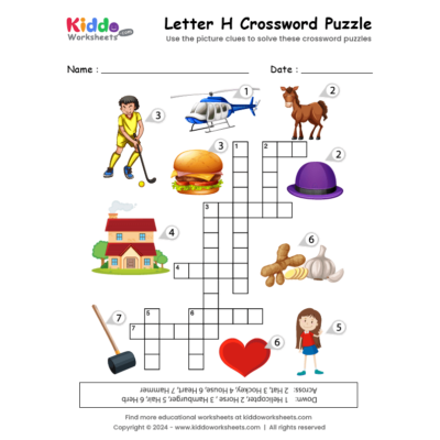 Letter H Crossword