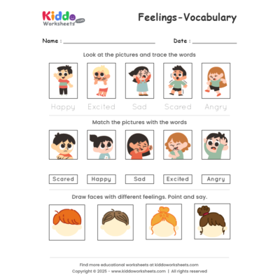 Feelings Worksheet