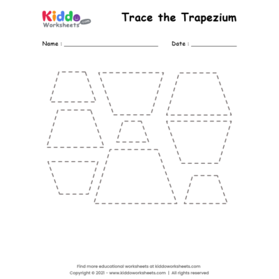 Tracing Shape Trapezium