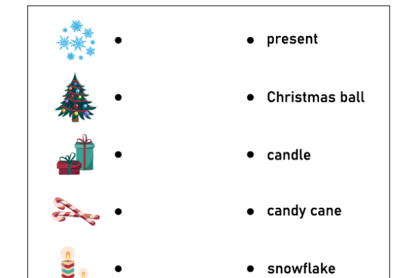 Word to Picture Matching Worksheet 10