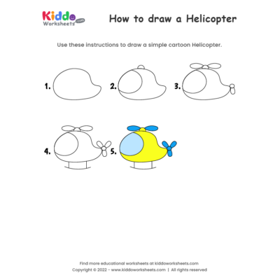 How to draw Helicopter