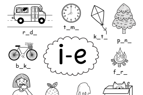 ie digraph worksheet