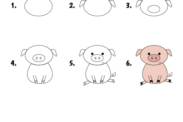 How to draw Pig worksheet