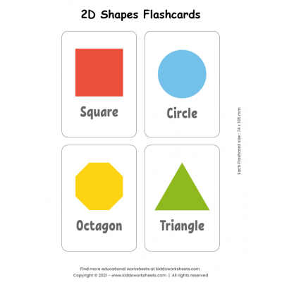 FREE Classroom Flashcards - Simple flashcards for kindergarten!