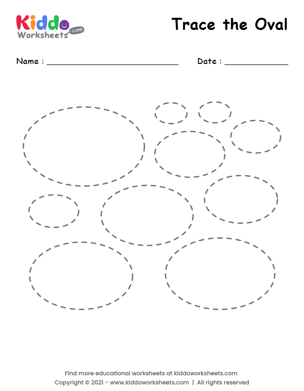 Tracing Shape Oval