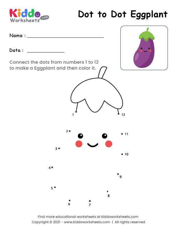 Dot to Dot Eggplant