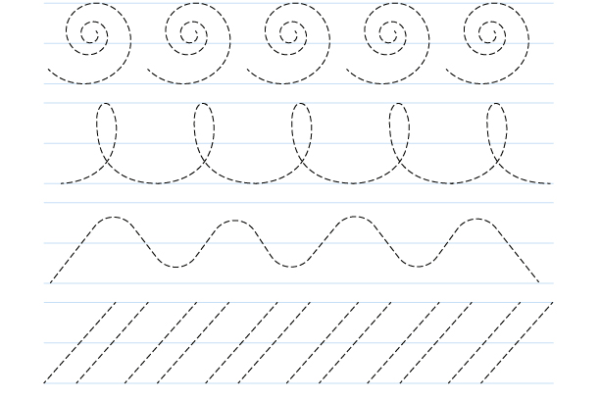 Handwriting Practice Tracing Worksheet 2