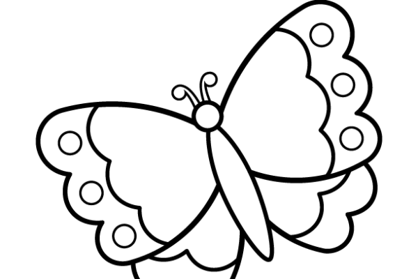 butterfly coloring page