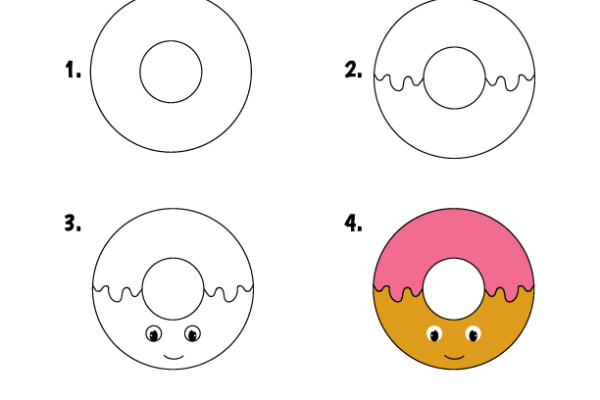 How to draw Donut worksheet