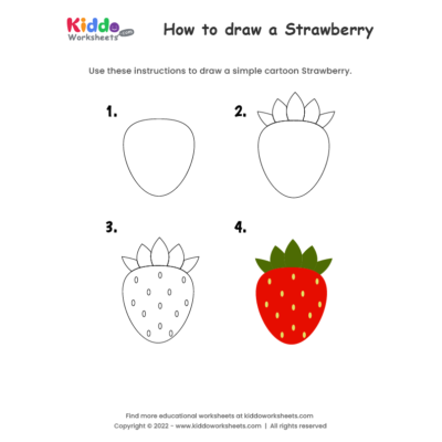 How to draw Strawberry