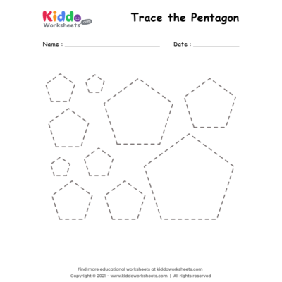 Tracing Shape Pentagon