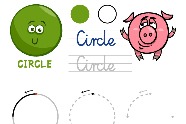 Circle Shape Worksheet