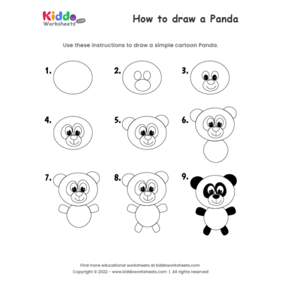 How to draw Panda