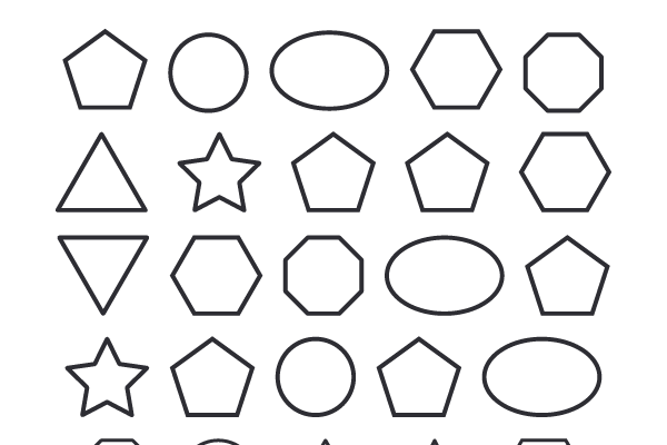 Find Pentagon Shape Worksheet