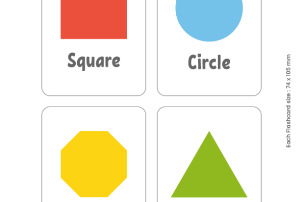 2D Shapes Flash cards