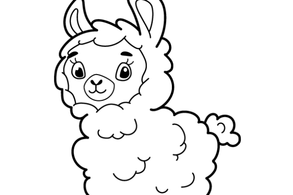 Sheep coloring page