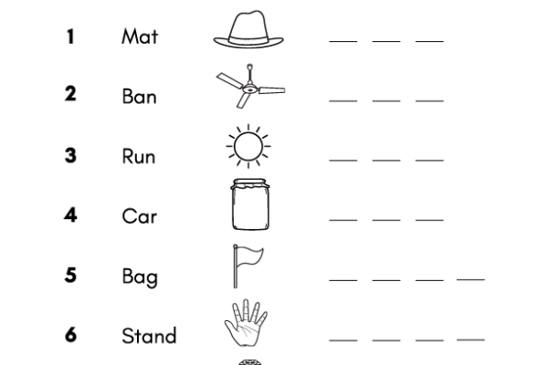 Rhyme and Spell Worksheet