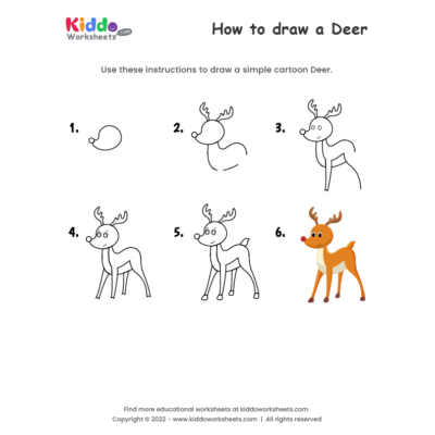 How to draw Deer