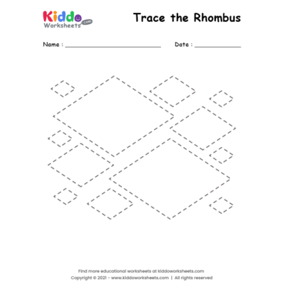 Tracing Shape Rhombus