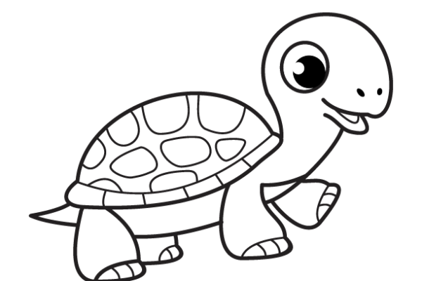 Turtle coloring page