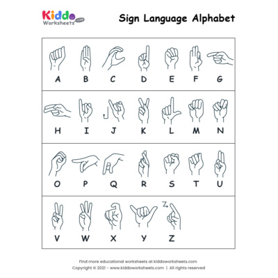 sign language alphabet