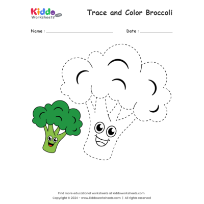 Trace and Color Broccoli