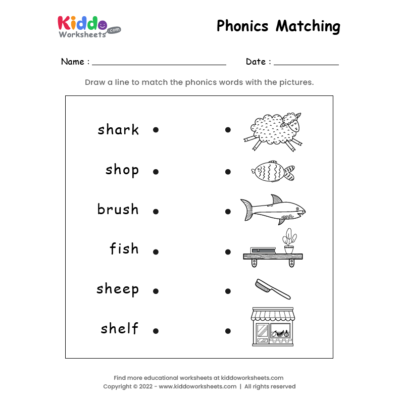 Phonics matching 5