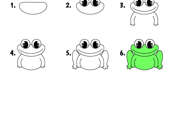 How to draw Frog worksheet