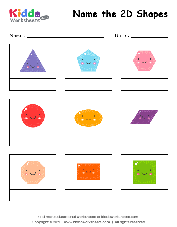 Naming 2D Shapes