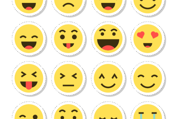 Cartoon Smiley Stickers