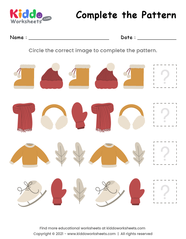 Complete the Patterns