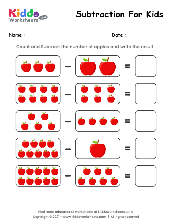 Subtraction Apple