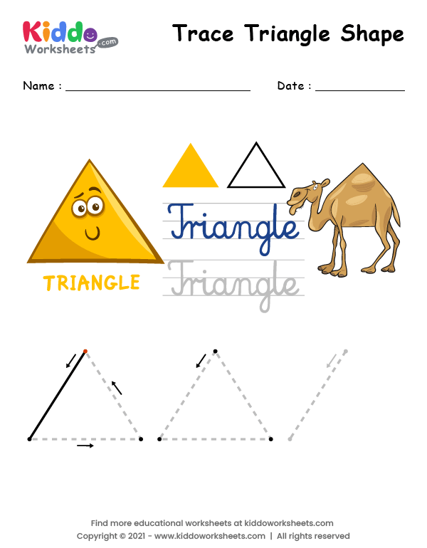 Triangle Shape Worksheet