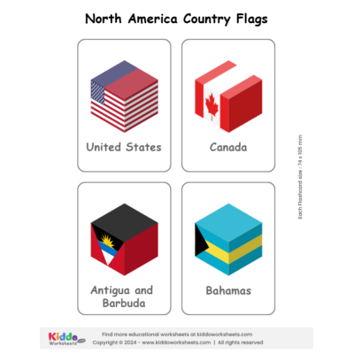 North America Country Flags