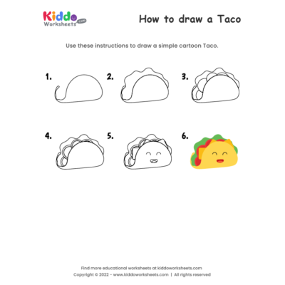 How to draw Taco