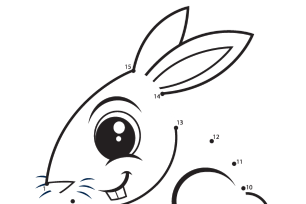 Dot to Dot Rabbit Worksheet