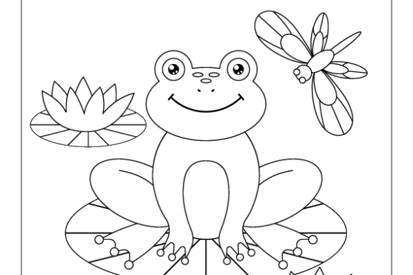 Fill the Color-Frog Worksheet