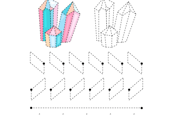 Tracing Lines Quartz Worksheet