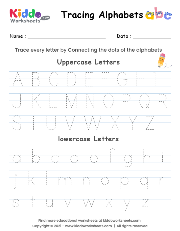 Letter Tracing Alphabets